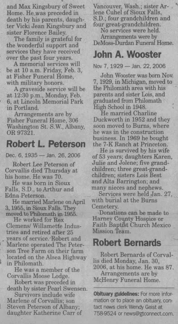 Robert Lee Peterson